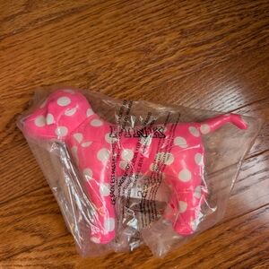 PINK Victoria's Secret Pink and White Polka Dot Dog